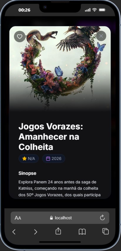 Modal de detalhes de um filme